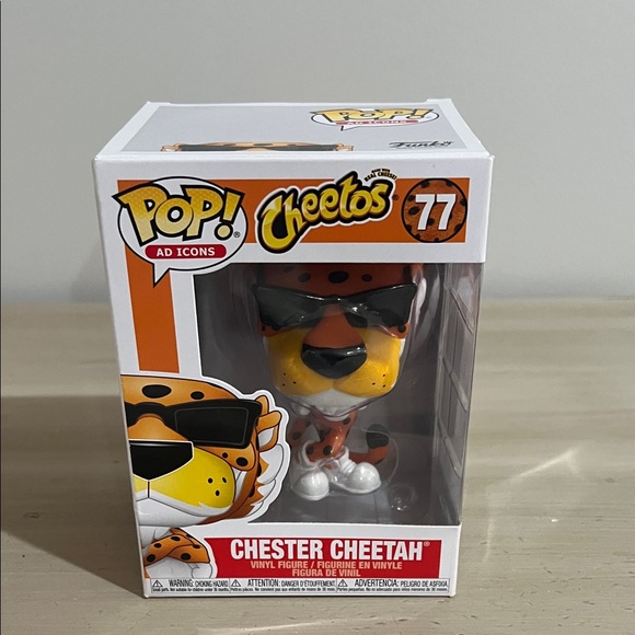 Funko Pop 77 Cheetos Chester Cheetah Vinyl Figure Collectible Gift New in Box - Picture 1 of 5